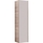 Geberit CITTERIO mobile verticale sospeso H.160 cm, con anta reversibile in vetro, corpo finitura rovere beige e ante colore grigio tortora finitura vetro lucido 500.554.JI.1