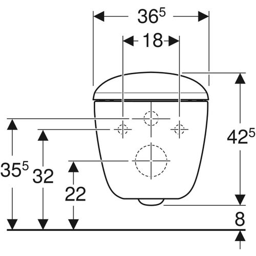 Immagine di Geberit CITTERIO set completo sanitari sospesi, vaso con sedile a chiusura ammortizzata e bidet monoforo, colore bianco finitura lucido, modulo installazione COMBIFIX per parete in muratura 111.907.00.5-CITTERIOC