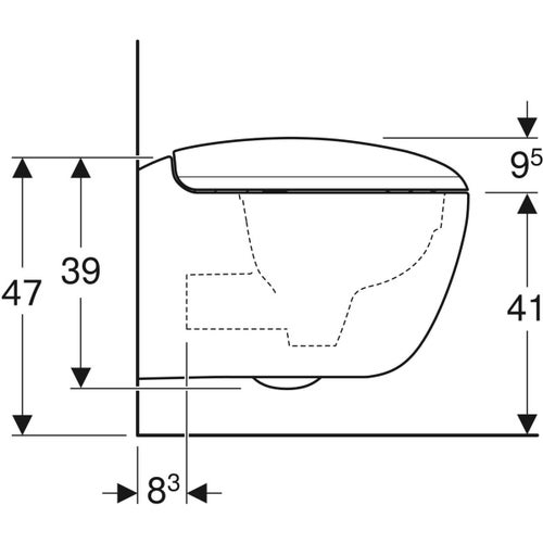 Immagine di Geberit CITTERIO set completo sanitari sospesi, vaso con sedile a chiusura ammortizzata e bidet monoforo, colore bianco finitura lucido, modulo installazione COMBIFIX per parete in muratura 111.907.00.5-CITTERIOC