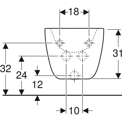 Immagine di Geberit CITTERIO set completo sanitari sospesi, vaso con sedile a chiusura ammortizzata e bidet monoforo, colore bianco finitura lucido, modulo installazione COMBIFIX per parete in muratura 111.907.00.5-CITTERIOC