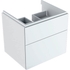Immagine di Geberit XENO² mobile sottolavabo sospeso L.60 cm, con due cassetti e sistema di apertura a pressione, colore bianco finitura lucido 500.506.01.1