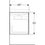 Immagine di Geberit XENO² mobile sottolavabo sospeso L.60 cm, con due cassetti e sistema di apertura a pressione, finitura rovere grigio texturizzato 500.506.43.1