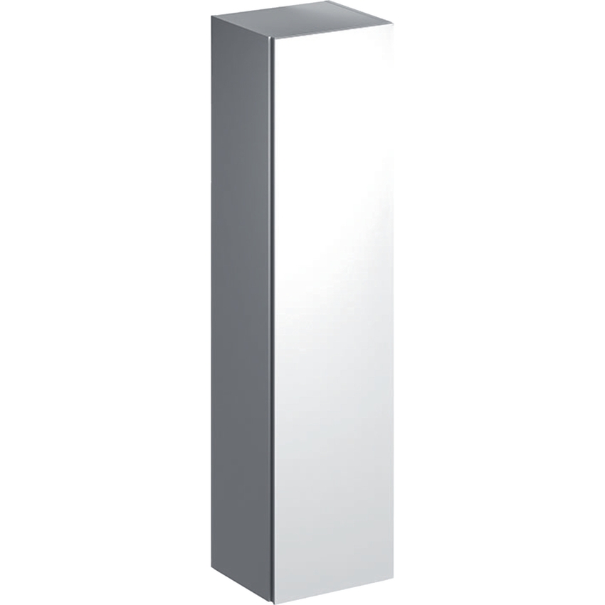 Immagine di Geberit XENO² mobile a colonna sospeso H.170 cm, con anta reversibile e specchio interno, chiusura ammortizzata, colore bianco finitura lucido 500.503.01.1