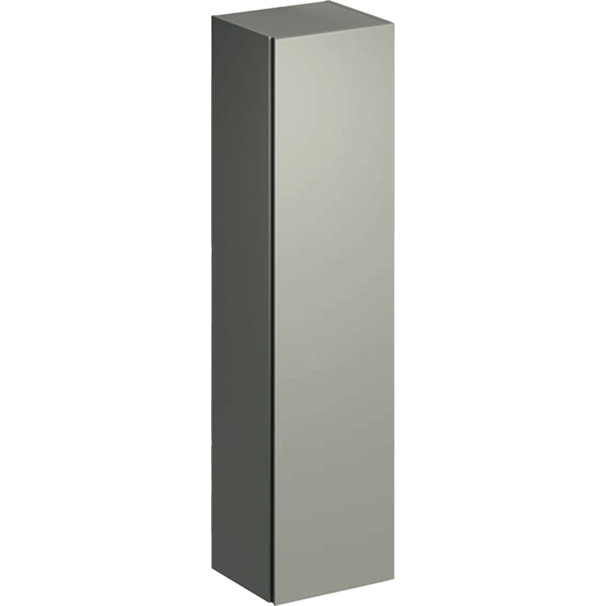 Immagine di Geberit XENO² mobile a colonna sospeso H.170 cm, con anta reversibile e specchio interno, chiusura ammortizzata, colore grigio finitura opaco 500.503.00.1