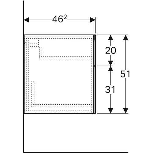 Immagine di Geberit XENO² set con mobile sottolavabo sospeso, colore bianco finitura lucido + mobili contenitori laterali e colonna sospesi, finitura rovere grigio texturizzato + lavabo monoforo, colore bianco + specchio con illuminazione 500.505.01.1-500.530.01.1