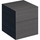 Geberit XENO² mobile contenitore sospeso L.45 cm, con due cassetti e sistema di apertura a pressione, finitura rovere grigio texturizzato 500.504.43.1