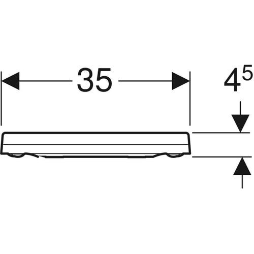 Immagine di Geberit XENO² sedile a discesa ammortizzata e cerniere con sgancio rapido, colore bianco finitura lucido 500.833.01.1