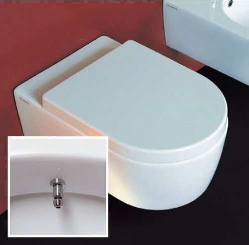 Immagine di Flaminia Link Vaso sospeso con erogatore bidet 5051/WC-ERWCB