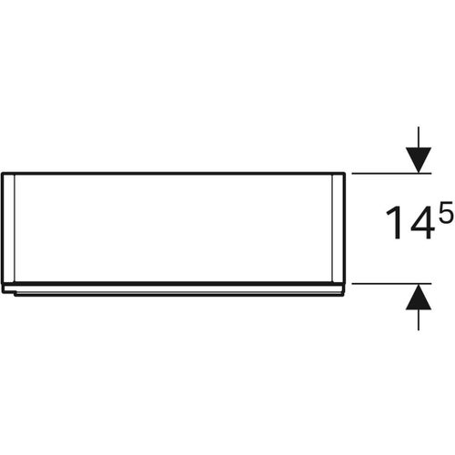 Immagine di Geberit ACANTO mobile contenitore sospeso H.173 cm, con un'anta, corpo colore lava finitura opaco, ante colore lava finitura vetro lucido 500.637.JK.2