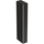 Geberit ACANTO mobile contenitore sospeso H.173 cm, con due carrelli, corpo colore nero finitura opaco, ante colore nero finitura vetro lucido 500.638.16.1