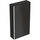 Geberit ACANTO mobile contenitore sospeso H.83 cm, con un'anta, corpo colore nero finitura opaco, ante colore nero finitura vetro lucido 500.639.16.1