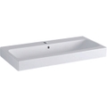 Immagine di Geberit ICON lavabo 90 cm con rubinetteria monoforo, colore bianco/KeraTect finitura lucido 124090600