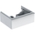 Geberit ICON mobile sospeso L.60 cm per lavabo, con un cassetto, maniglia finitura cromo, mobile colore bianco finitura lucido 502.310.01.2