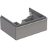 Immagine di Geberit ICON mobile per lavabo 60 cm con un cassetto, colore platino finitura lucido 840262000