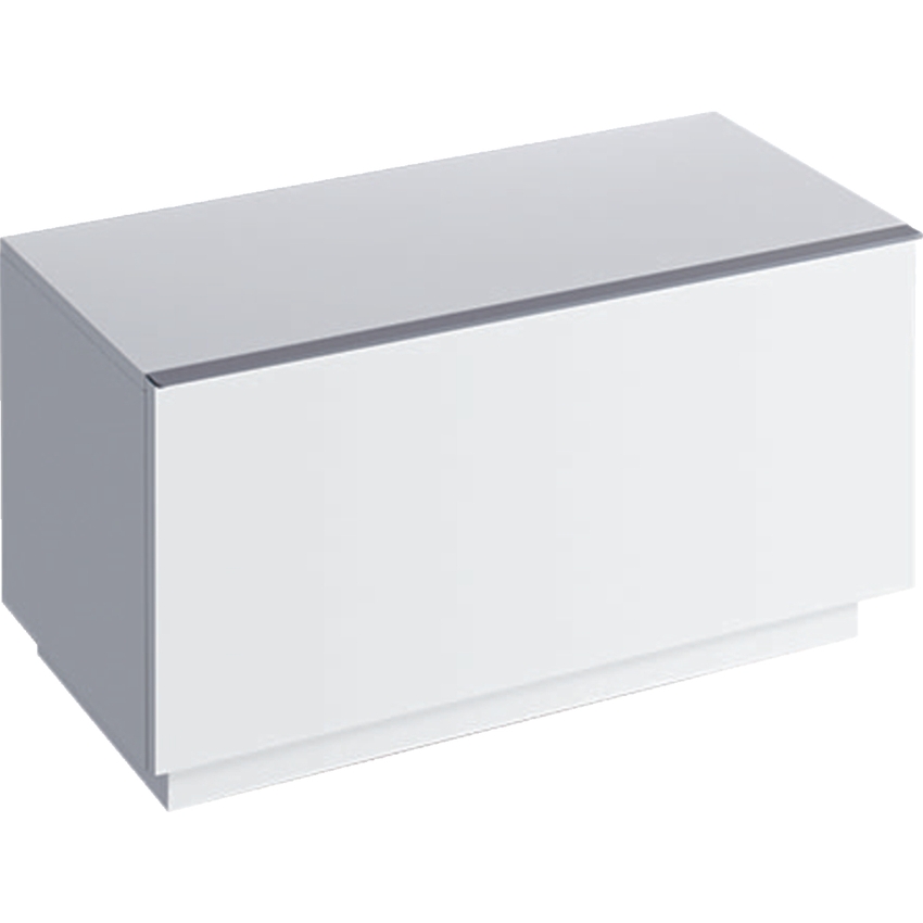 Immagine di Geberit ICON mobile laterale 90 cm con un cassetto, a pavimento, colore bianco finitura lucido 840090000
