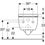 Immagine di Geberit ICON set sanitari sospesi, vaso senza brida, con sedile a chiusura ammortizzata, bidet monoforo con troppopieno, colore bianco finitura lucido 500.809.00.1-234000000