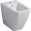 Immagine di Geberit ICON SQUARE set sanitari a pavimento, vaso senza brida, con sedile a chiusura ammortizzata, bidet monoforo con troppopieno, colore bianco finitura lucido 500.825.00.1-231950000