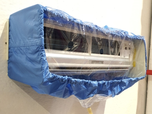 Immagine di Tecnosystemi kit telo di protezione professionale per pulizia delle unita' split modello big  SCC600020