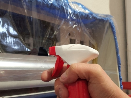 Immagine di Tecnosystemi kit telo di protezione professionale per pulizia delle unita' split modello big  SCC600020