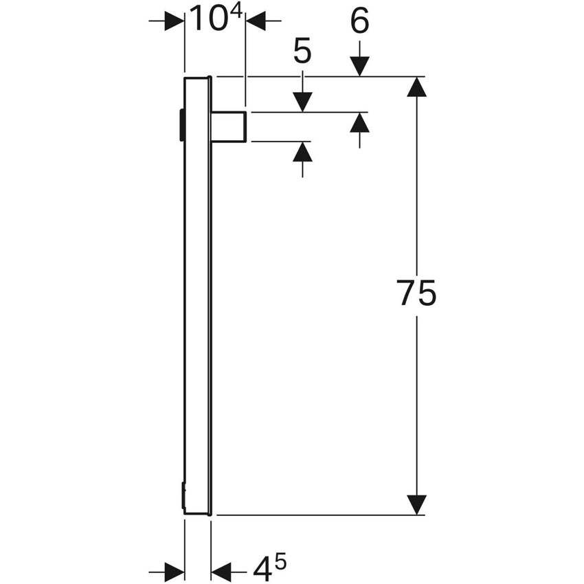 Immagine di Geberit ICON specchio con luce 120 cm 840720000