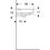 Immagine di Geberit SMYLE SQUARE lavamani rettangolare L.45 cm, per rubinetteria monoforo, con troppopieno asimmetrico, colore bianco finitura lucido 500.222.01.1