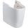 Geberit SMYLE semicolonna per lavabo, colore bianco finitura lucido 500.576.01.1