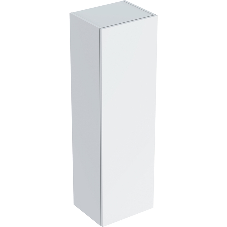 Immagine di Geberit SMYLE colonna H 118 cm a mezza altezza con un'anta, colore bianco finitura lucido 500.361.00.1