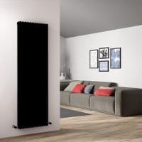 Immagine di Irsap TESI 4 radiatore 14 elementi H.200 L.63 P.13,9cm, colore nero finitura lucido RT420001410IRNON