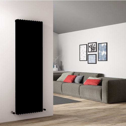 Immagine di Irsap TESI 4 radiatore 14 elementi H.200 L.63 P.13,9cm, colore nero finitura lucido RT420001410IRNON