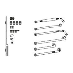 Immagine di Bosch CS10 Kit collegamento idraulico orizzontale, per gestione di un solo circuito di riscaldamento diretto 7738112112