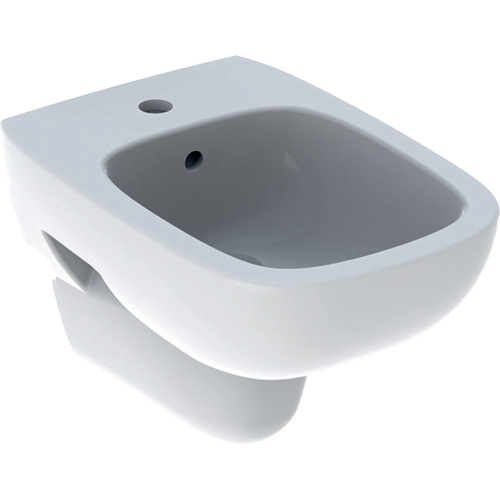 Immagine di Geberit FANTASIA bidet sospeso, con foro rubinetteria e troppopieno, colore bianco finitura lucido 500.881.00.1