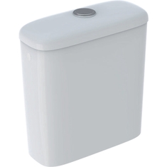 Immagine di Geberit FANTASIA cassetta esterna di risciacquo a due quantità, monoblocco e allacciamento idrico laterale, colore bianco finitura lucido 500.882.00.1