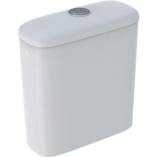 Immagine di Geberit FANTASIA cassetta esterna di risciacquo a due quantità, monoblocco e allacciamento idrico laterale, colore bianco finitura lucido 500.882.00.1