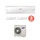 Samsung AR9000M Climatizzatore trial split smart wifi AJ068FCJ3EH/EU + 3AR12JSPFBWKNEU 12+12+12 BTU