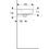 Immagine di Geberit SELNOVA SQUARE lavamani L.45 cm, con foro rubinetteria e troppopieno, colore bianco finitura lucido 500.322.01.1