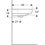 Immagine di Geberit SELNOVA SQUARE lavabo L.60 cm, con foro rubinetteria e troppopieno, colore bianco finitura lucido 500.300.01.1