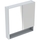 Geberit SELNOVA SQUARE mobile specchio L.59 cm, due ante a chiusura ammortizzata, colore bianco finitura lucido 501.264.00.1