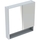 Geberit SELNOVA SQUARE mobile specchio L.79 cm, due ante a chiusura ammortizzata, colore bianco finitura lucido 501.268.00.1
