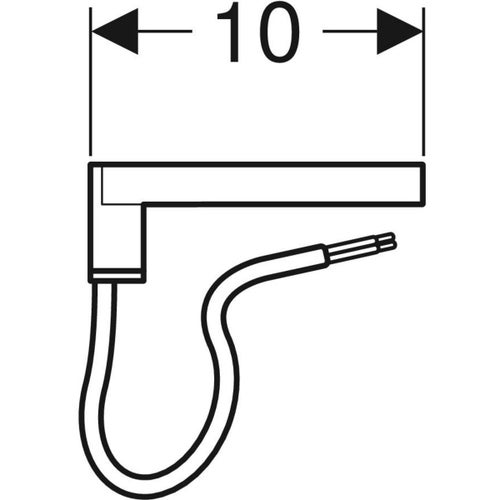 Immagine di Geberit illuminazione per mobile specchio, finitura cromo 501.280.00.1
