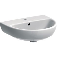 Immagine di Geberit SELNOVA lavamani L.50 cm, con foro rubinetteria e troppopieno, colore bianco finitura lucido 500.295.01.7