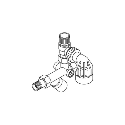 Immagine di Bosch Acc. 429 Gruppo di sicurezza in ingresso acqua fredda del bollitore, per casi di pressione idrica entro 4 bar 7719000758