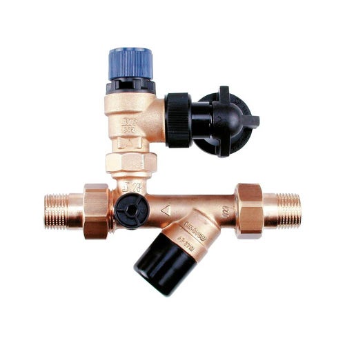 Immagine di Bosch Acc. 429 Gruppo di sicurezza in ingresso acqua fredda del bollitore, per casi di pressione idrica entro 4 bar 7719000758