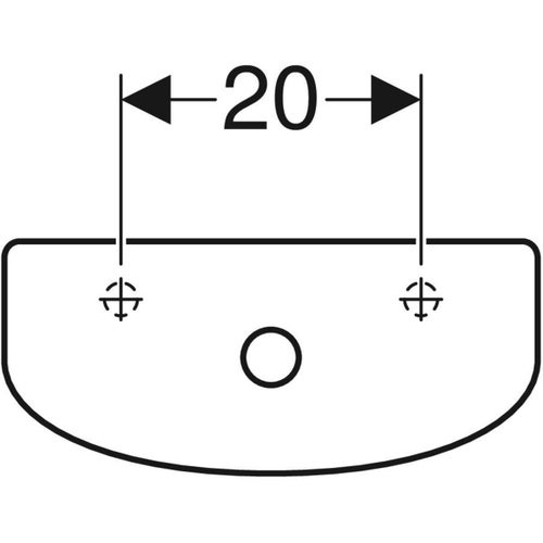 Immagine di Geberit COLIBRI' cassetta di risciacquo esterna monoblocco, con risciacquo a due quantità e allacciamento idrico laterale, colore bianco finitura lucido 500.874.00.1