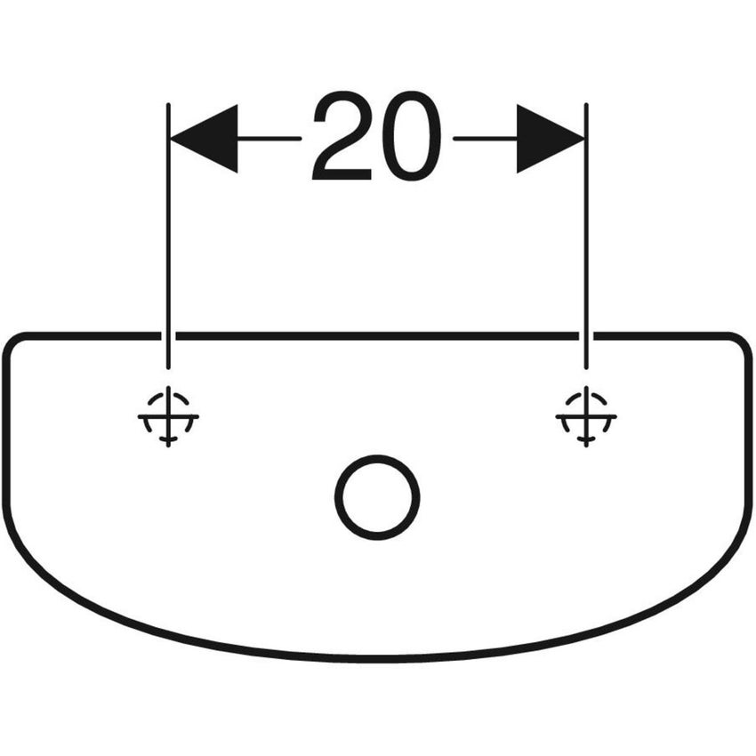 Immagine di Geberit COLIBRI' cassetta di risciacquo esterna monoblocco, con risciacquo a due quantità e allacciamento idrico laterale, colore bianco finitura lucido 500.874.00.1