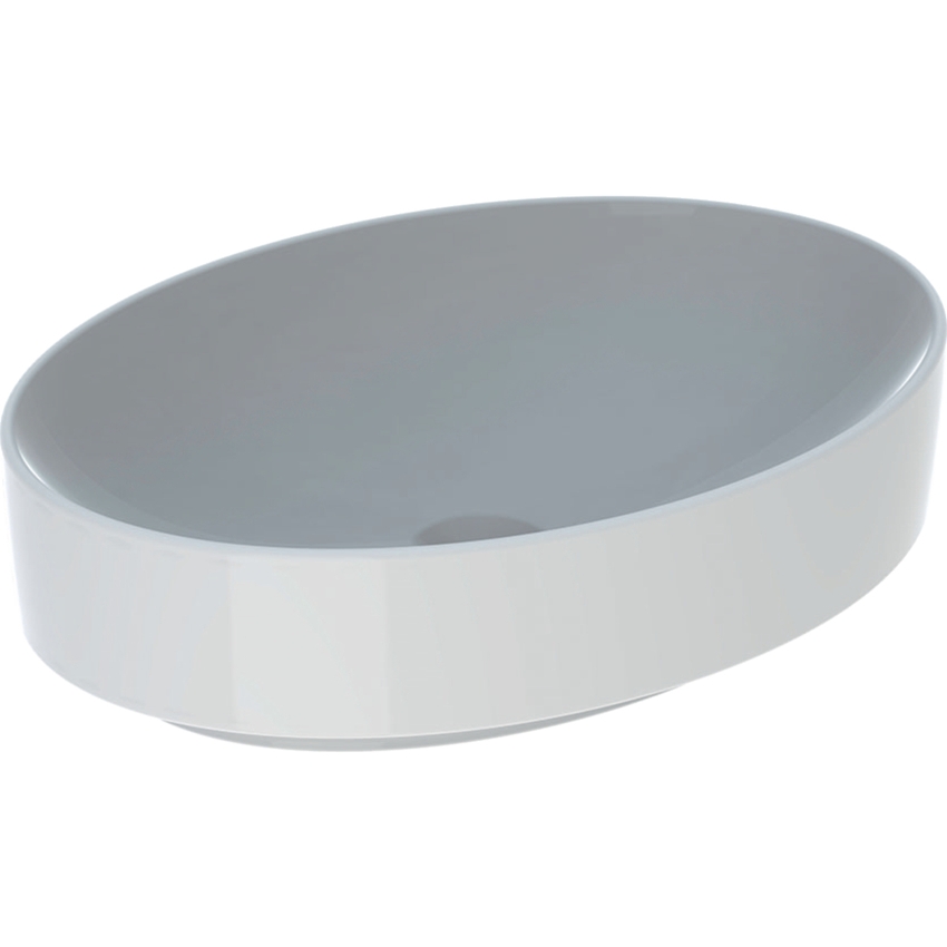 Immagine di Geberit VARIFORM lavabo ovale da appoggio 55 cm, colore bianco finitura lucido 500.771.01.2