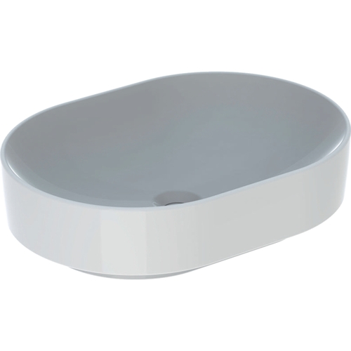 Immagine di Geberit VARIFORM lavabo ellittico da appoggio 55 cm, colore bianco finitura lucido 500.774.01.2