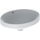 Immagine di Geberit VARIFORM lavabo ovale soprapiano 50 cm, da incasso, senza foro rubinetteria, con troppopieno, colore bianco finitura lucido 500.708.01.2