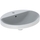 Geberit VARIFORM lavabo ovale soprapiano 55 cm, da incasso, con piano per foro rubinetteria e troppopieno, colore bianco finitura lucido 500.720.01.2