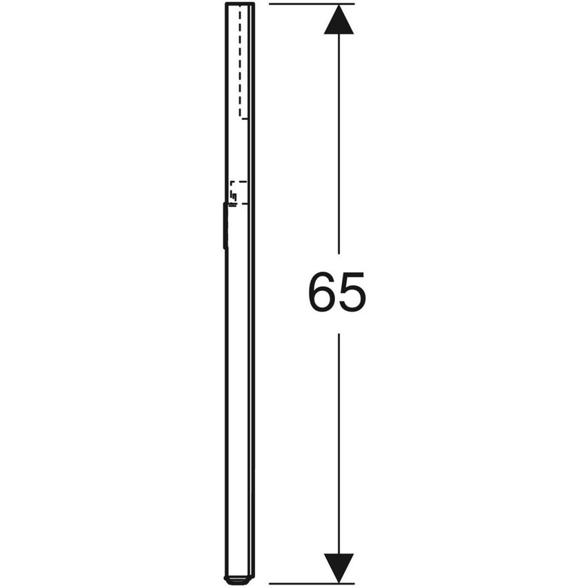 Immagine di Geberit OPTION specchio L.60 cm, con angoli tondi e con illuminazione led in alto 819260000