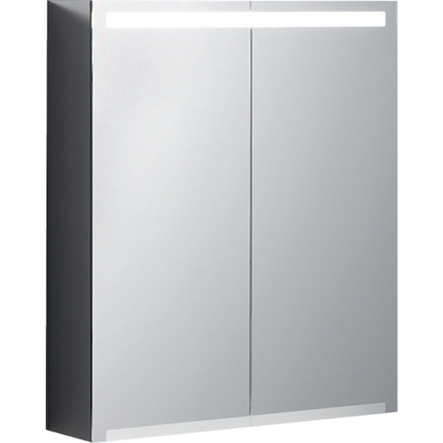 Immagine di Geberit OPTION specchio contenitore L.50 cm, con specchi interni ed esterni, colore bianco finitura opaco 500.257.00.1